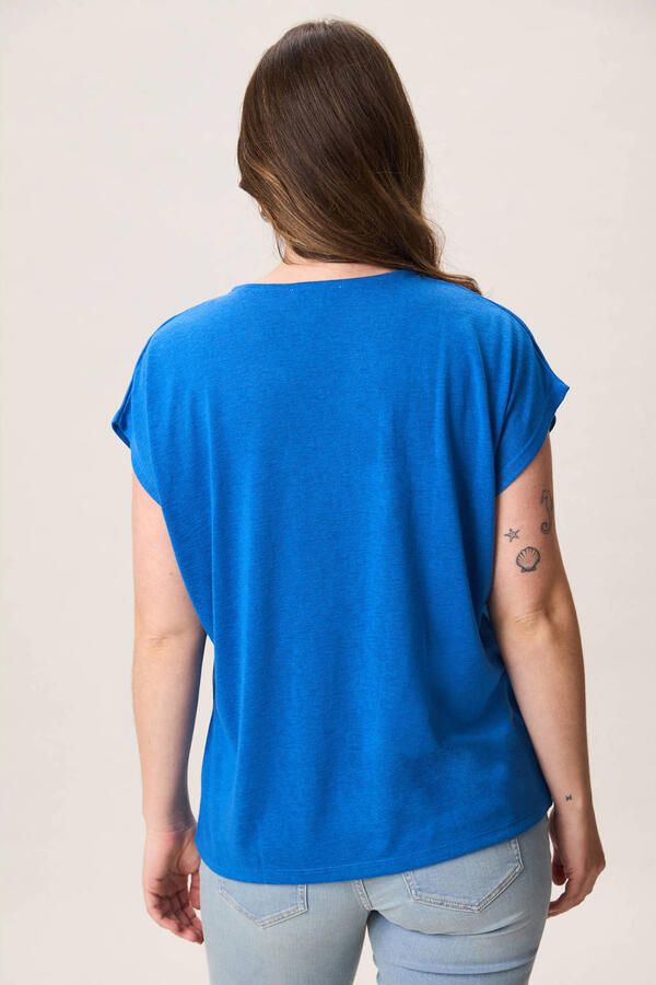 Miss Etam top blauw - Foto 2
