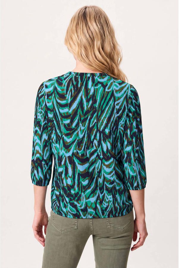 Miss Etam top met print blauw - Foto 2