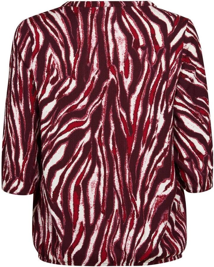 Miss Etam top met print rood - Foto 2