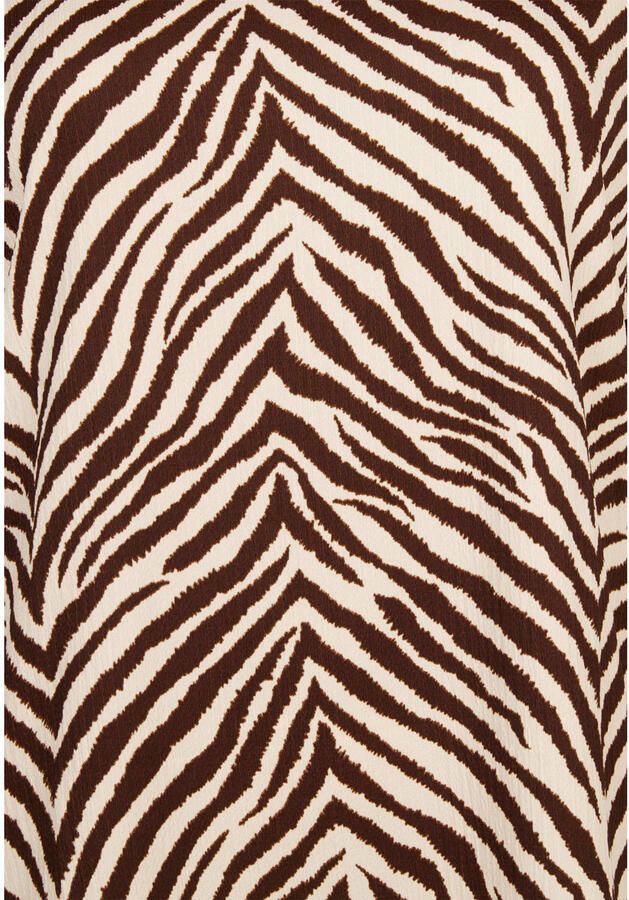 Miss Etam top met zebraprint bruin - Foto 2