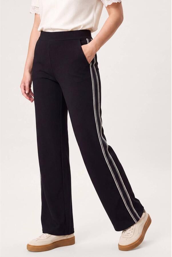 Miss Etam wide leg broek zwart