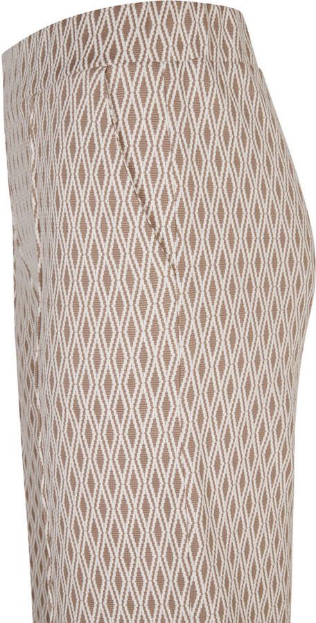 Miss Etam wide leg high waist casual broek lichtbruin - Foto 2