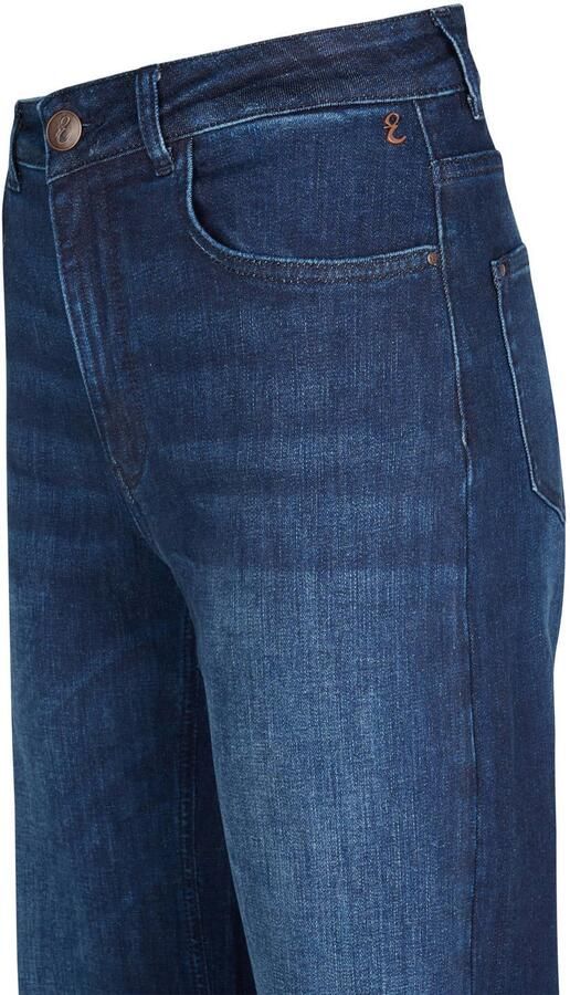 Miss Etam wide leg jeans donkerblauw - Foto 2