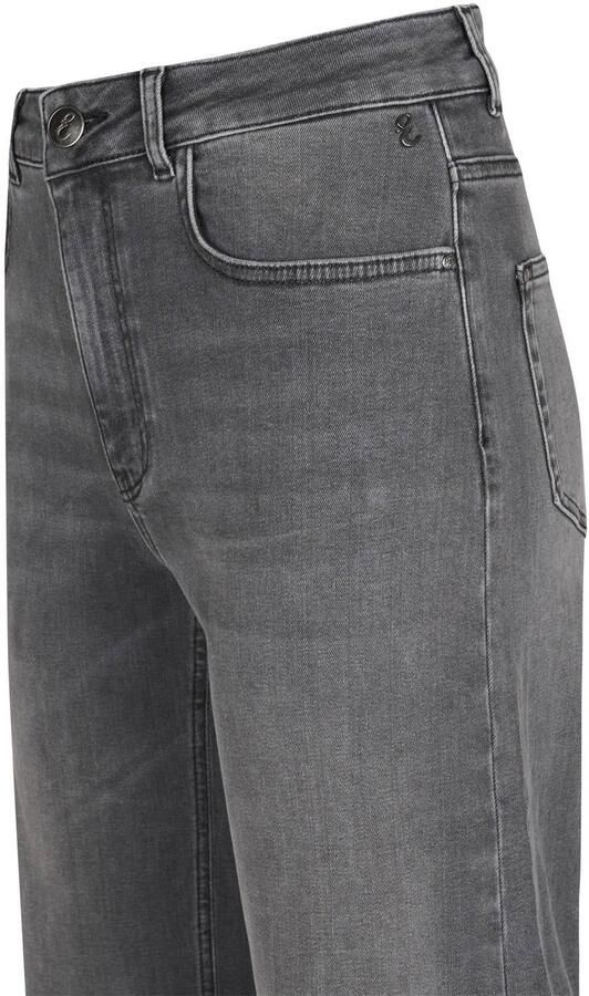 Miss Etam wide leg jeans grijs - Foto 2