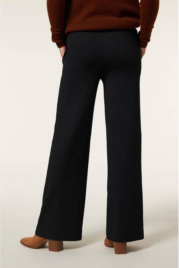 Miss Etam wide leg pantalon Mia zwart - Foto 2