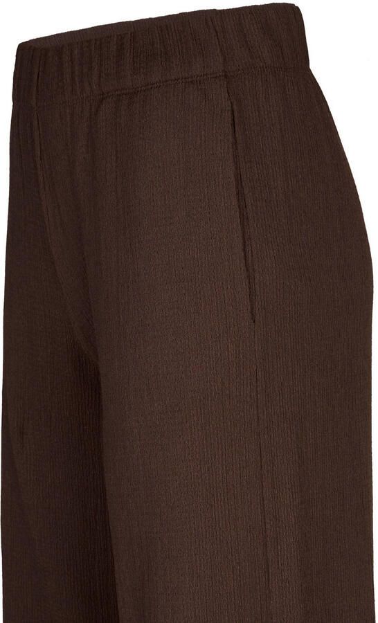 Miss Etam wide leg regular waist broek bruin - Foto 2