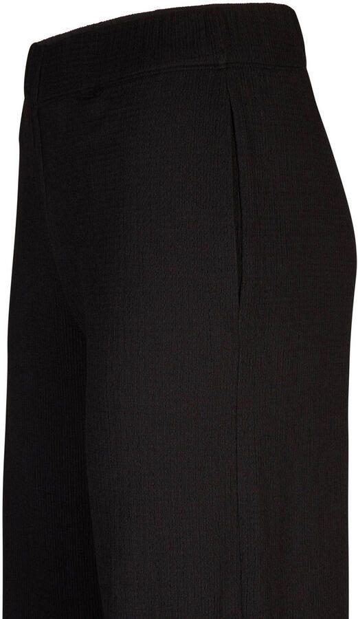Miss Etam wide leg regular waist broek zwart - Foto 2