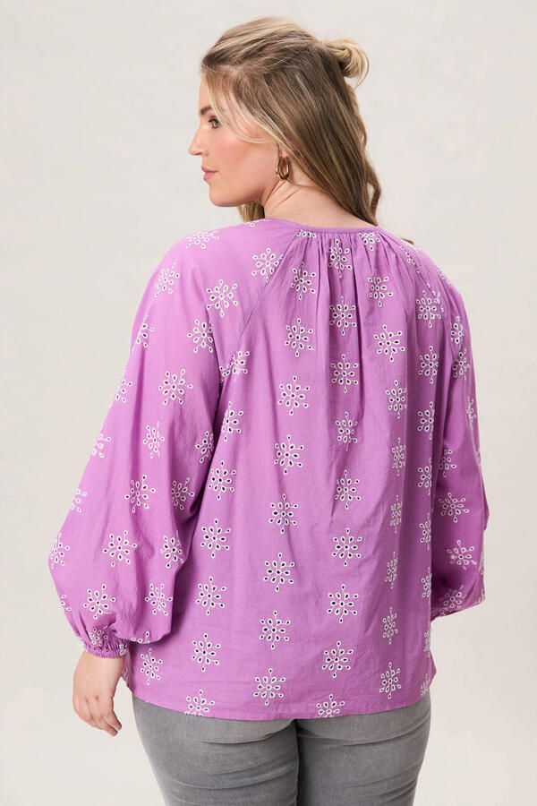 Miss Etam Plus blouse lila - Foto 3