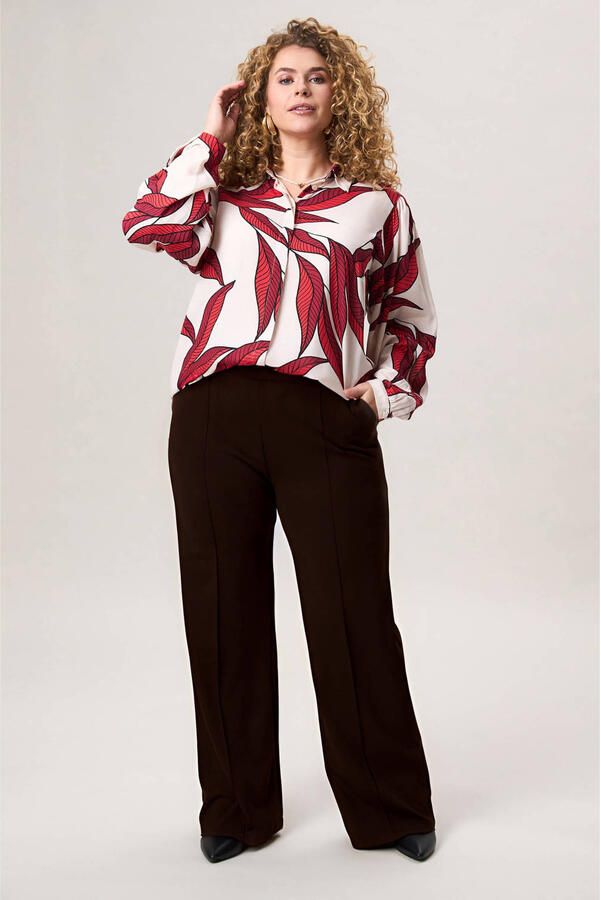 Miss Etam Plus blouse rood