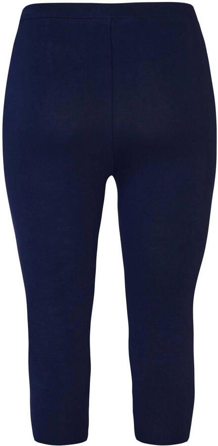 Miss Etam Plus capri legging Leyla donkerblauw