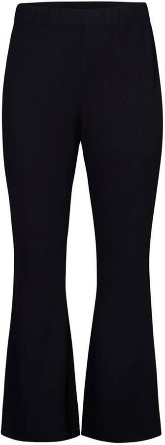 Miss Etam Plus flared broek Mara AW zwart