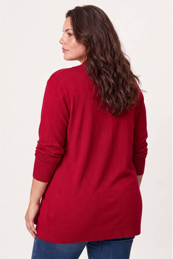 Miss Etam Plus gebreid vest - Foto 2