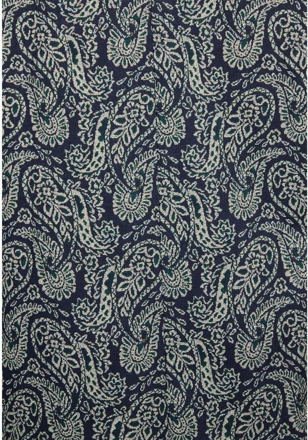 Miss Etam Plus gebreid vest met print donkerblauw - Foto 2