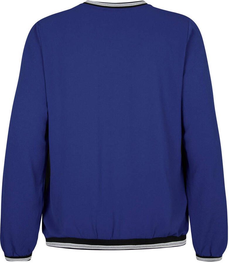 Miss Etam Plus gebreide trui blauw met lurex