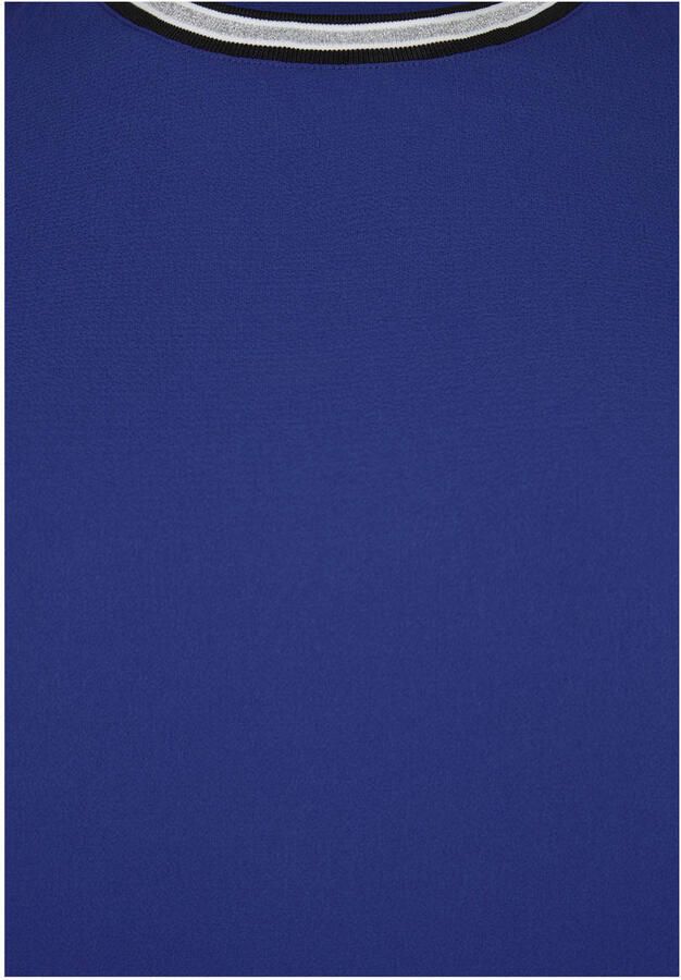 Miss Etam Plus gebreide trui blauw met lurex - Foto 2