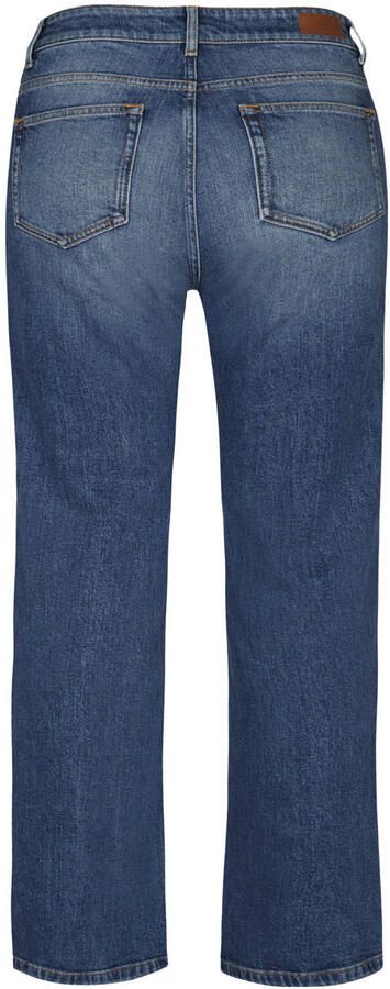 Miss Etam Plus high waist wide leg jeans medium blue denim - Foto 3