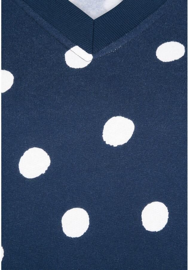 Miss Etam Plus katoenen sweater met stippen blauw - Foto 2