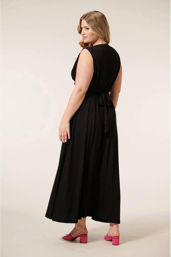 Miss Etam Plus maxi jurk zwart - Foto 3