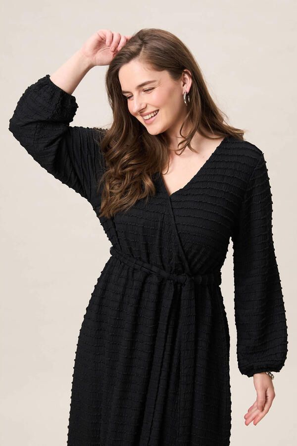 Miss Etam Plus midi jurk zwart