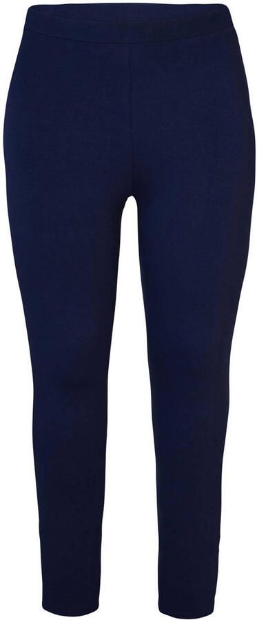 Miss Etam Plus Size legging Leyla donkerblauw