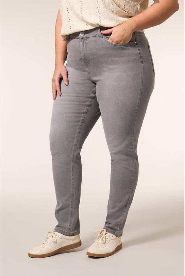 Miss Etam Plus skinny jeans grey denim