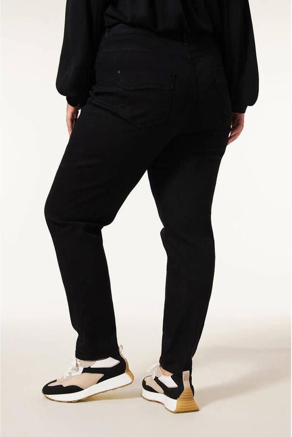 Miss Etam Plus slim fit broek Elise zwart - Foto 2