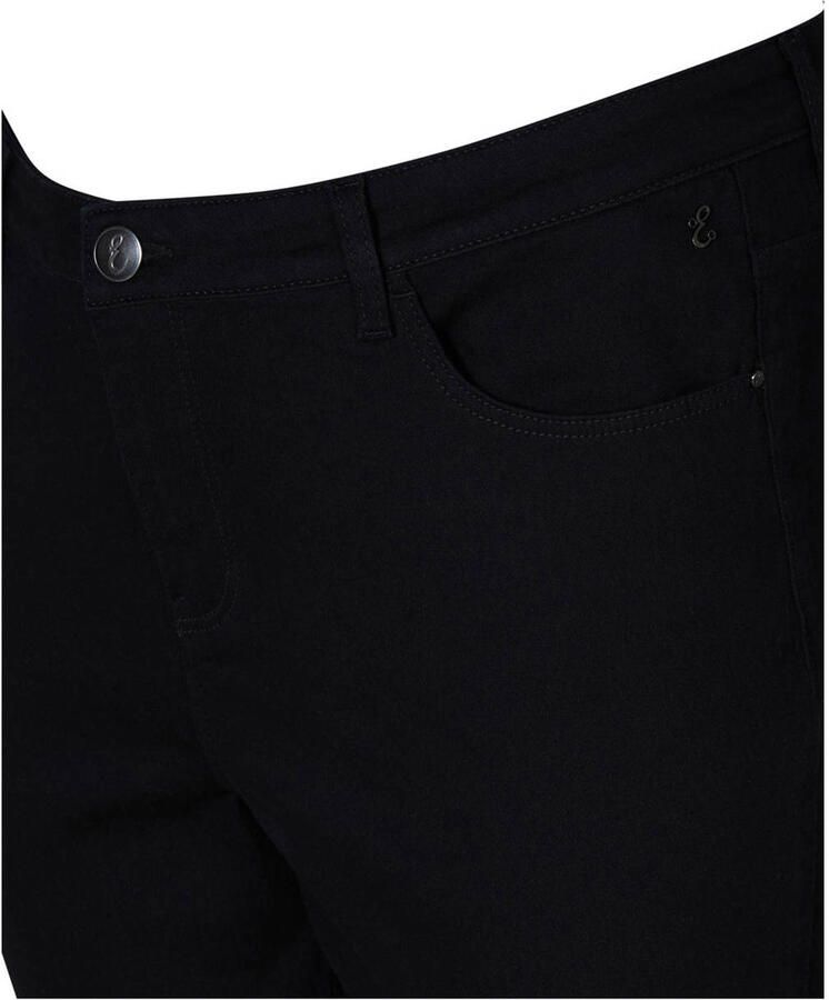 Miss Etam Plus slim fit capri jeans Elise black - Foto 2