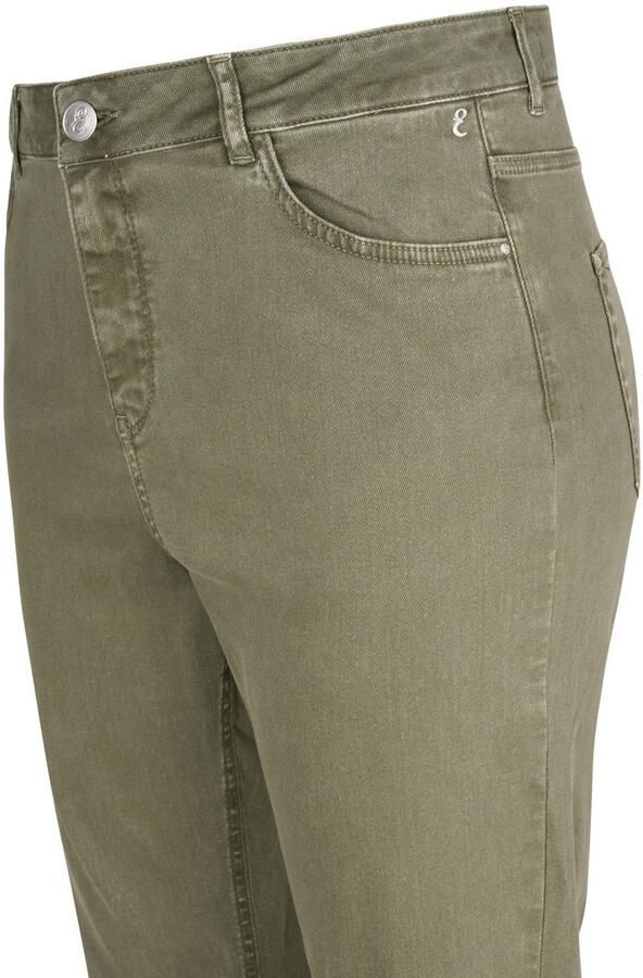 Miss Etam Plus straight leg jeans groen - Foto 2