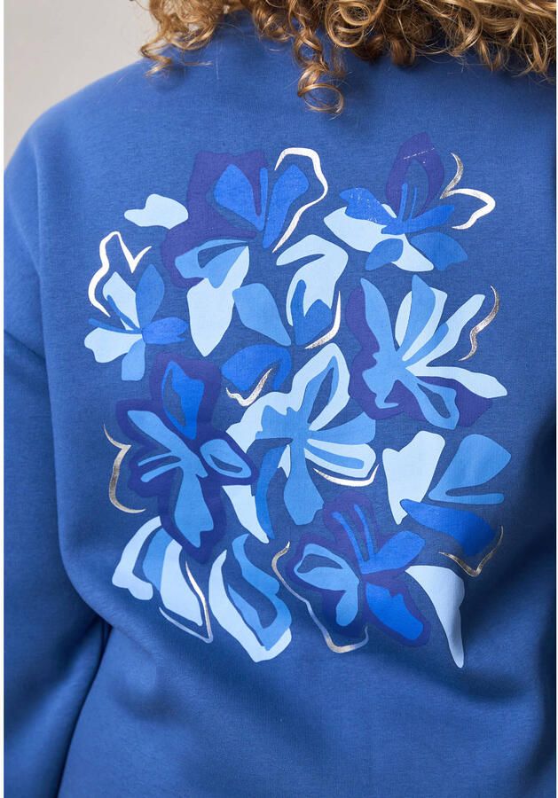 Miss Etam Plus sweater blauw - Foto 3