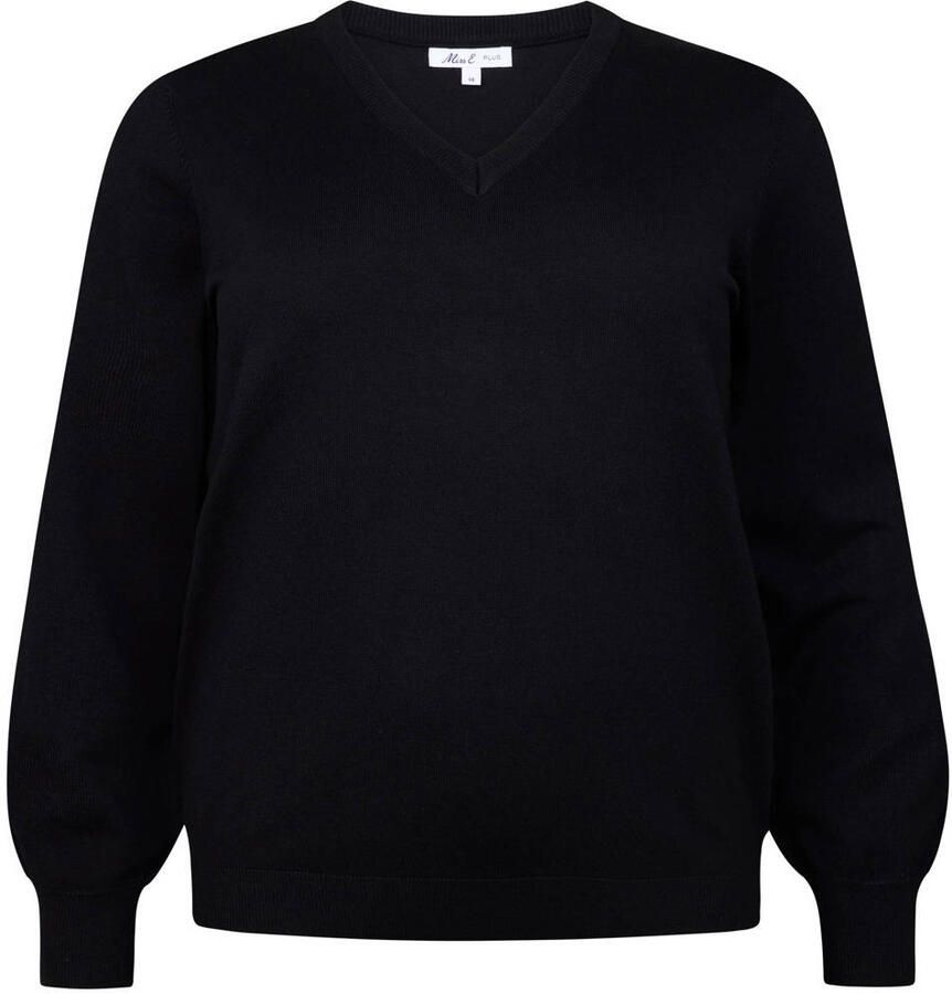 Miss Etam Plus sweater zwart