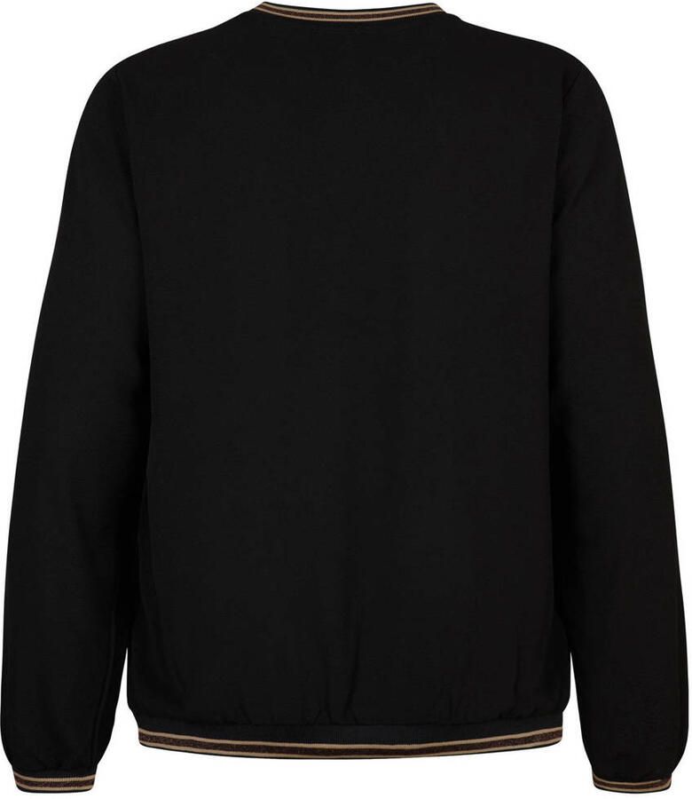 Miss Etam Plus sweater zwart met lurex