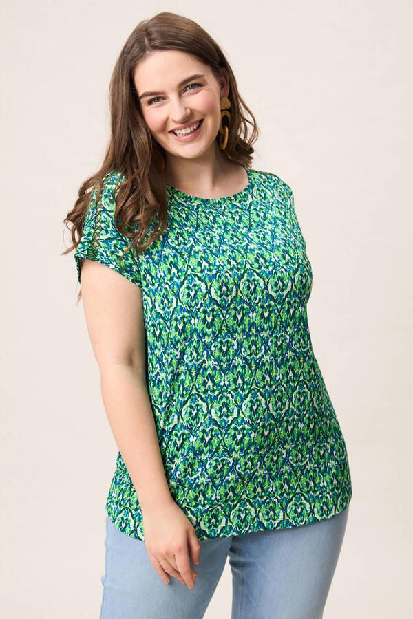 Miss Etam Plus top groen