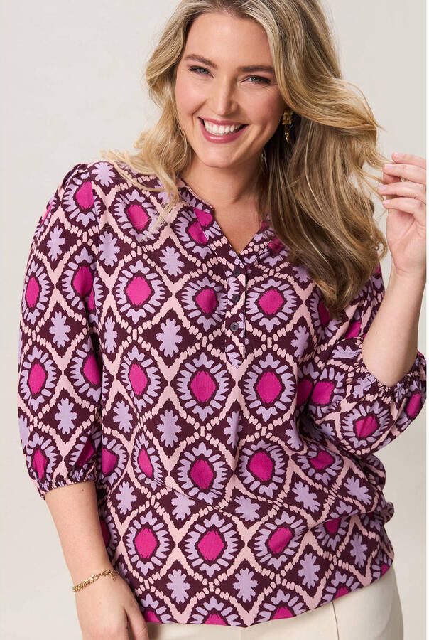 Miss Etam Plus top roze