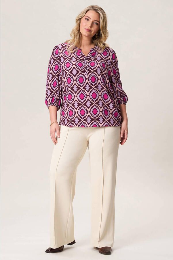 Miss Etam Plus top roze - Foto 3