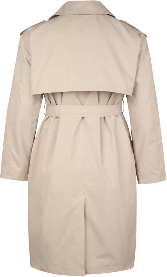 Miss Etam Plus trenchcoat beige - Foto 3