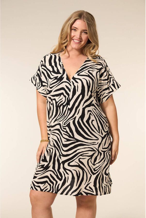 Miss Etam Plus tuniek zand
