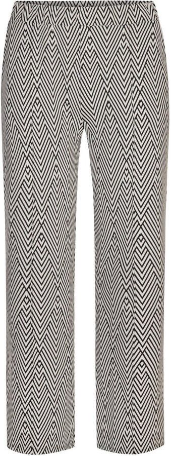 Miss Etam Plus wide leg high waist broek zwart - Foto 2