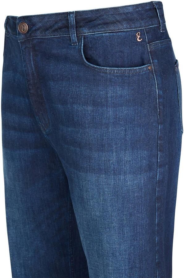 Miss Etam Plus wide leg jeans donkerblauw - Foto 2
