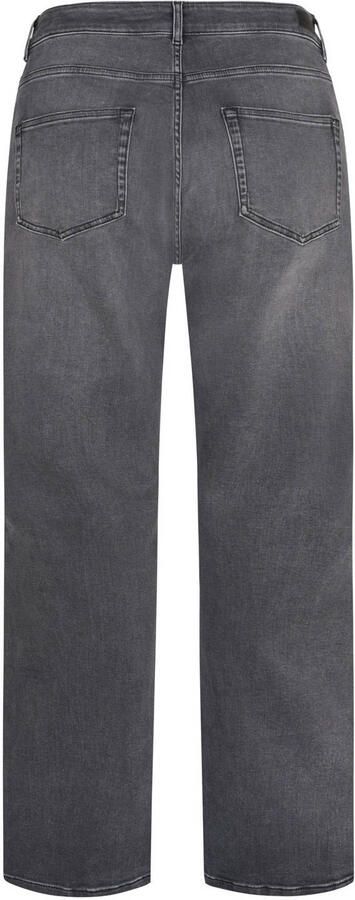 Miss Etam Plus wide leg jeans grijs denim
