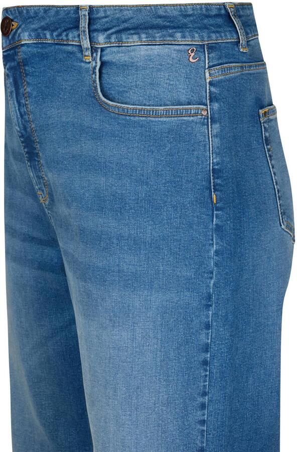 Miss Etam Plus wide leg jeans medium blue denim - Foto 2