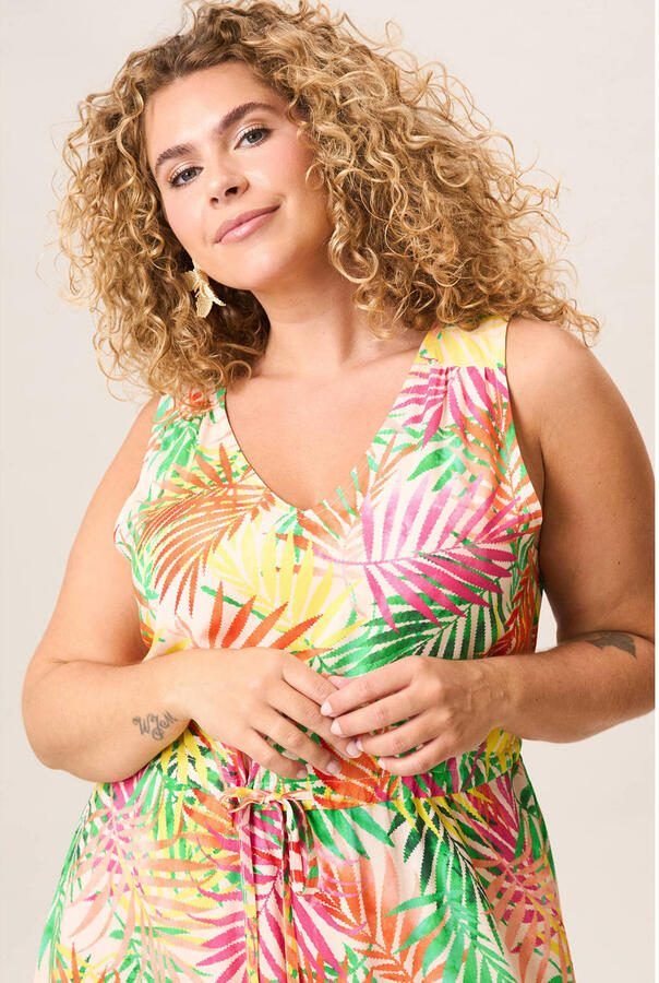 Miss Etam Plus zomerjurk multi