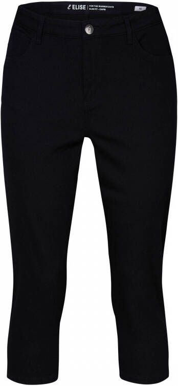 Miss Etam Plus slim fit capri jeans Elise black - Foto 4