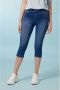 Miss Etam slim fit capri jeans Jackie dark blue denim - Thumbnail 1