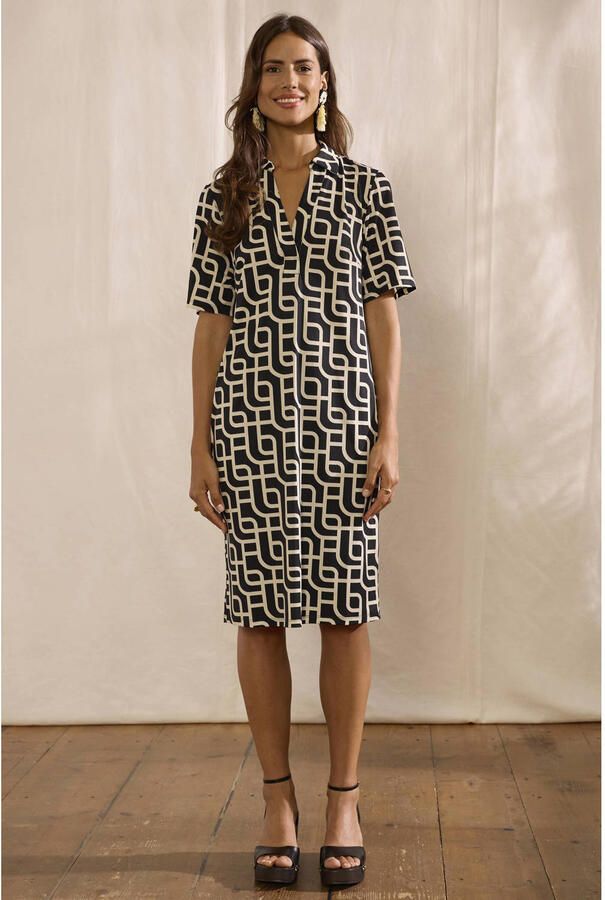 Miss Lagotte midi jurk zwart