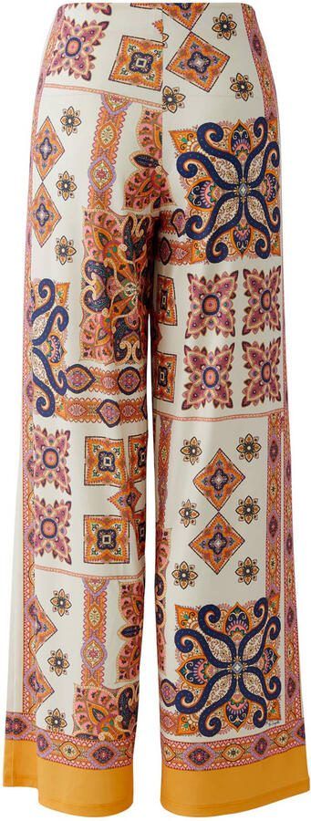 Miss Lagotte wide leg regular waist broek multi