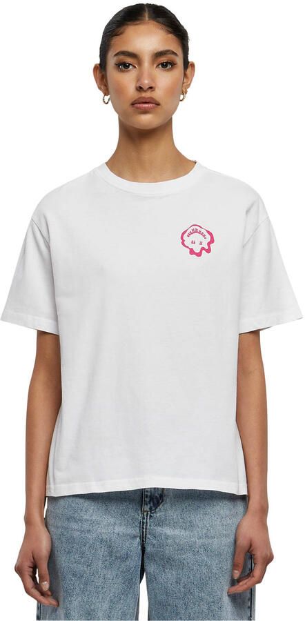 Miss Tee T-shirt met backprint wit