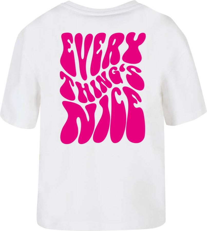 Miss Tee T-shirt met backprint wit - Foto 2