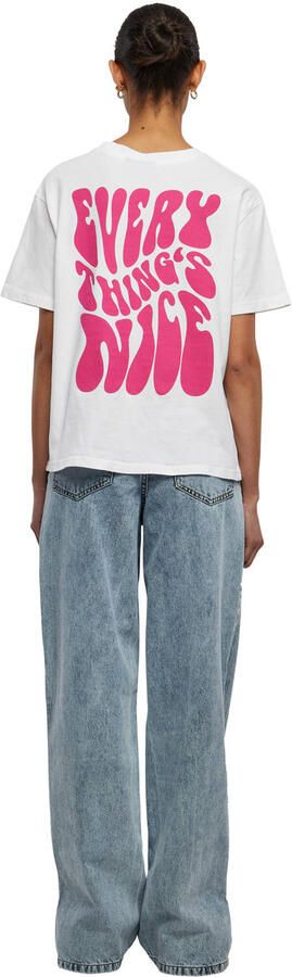 Miss Tee T-shirt met backprint wit - Foto 3