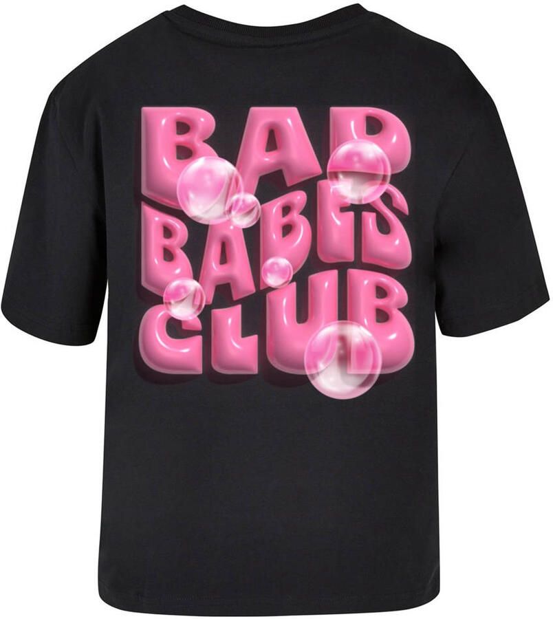 Miss Tee T-shirt met backprint zwart - Foto 2