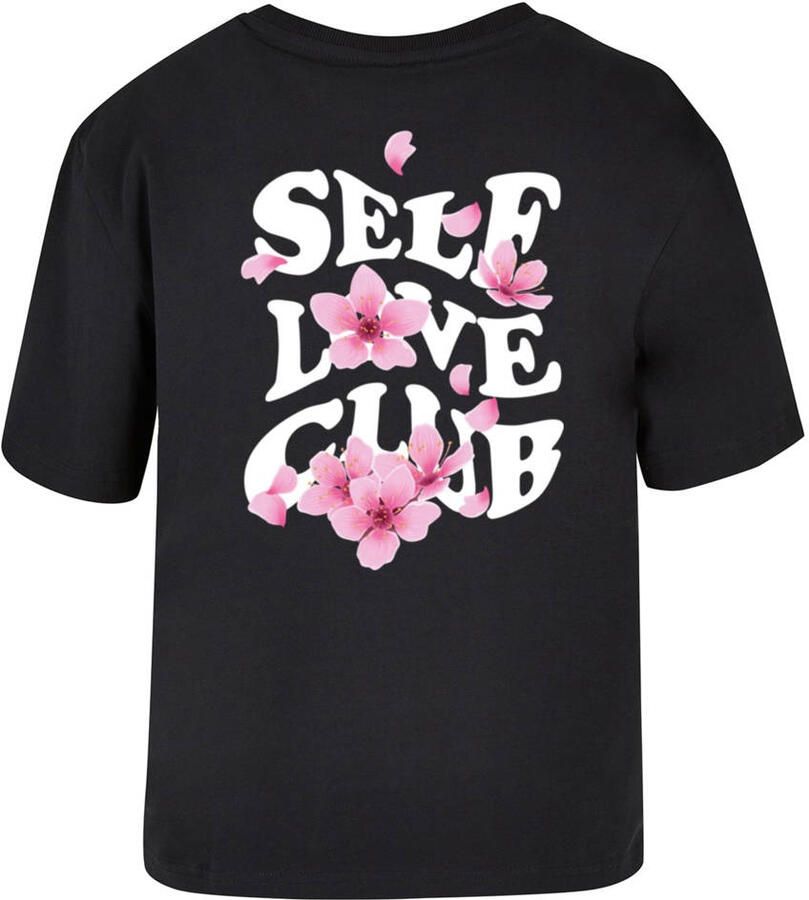 Miss Tee T-shirt met backprint zwart - Foto 2